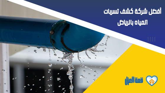 أفضل شركة كشف تسربات المياه بالرياض